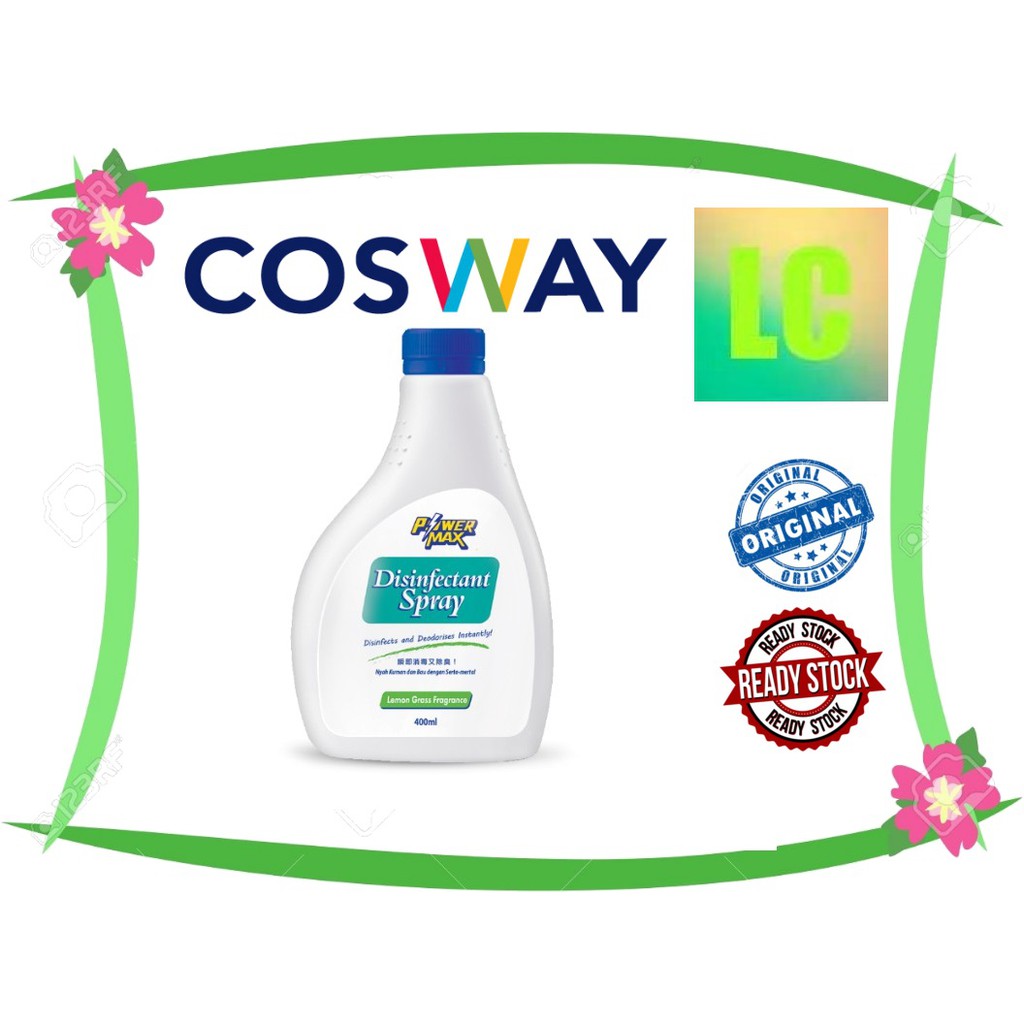 Cosway PowerMax Disinfectant Spray (400ml) Original Shopee Malaysia