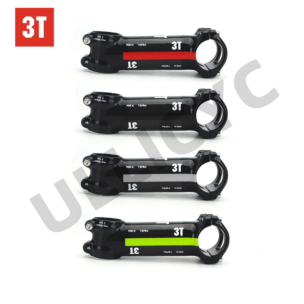 3T Aluminum Alloy & Carbon Bicycle Stem Road Bike Light Weight MTB Stem / Carbon Stem 31.8-28.6