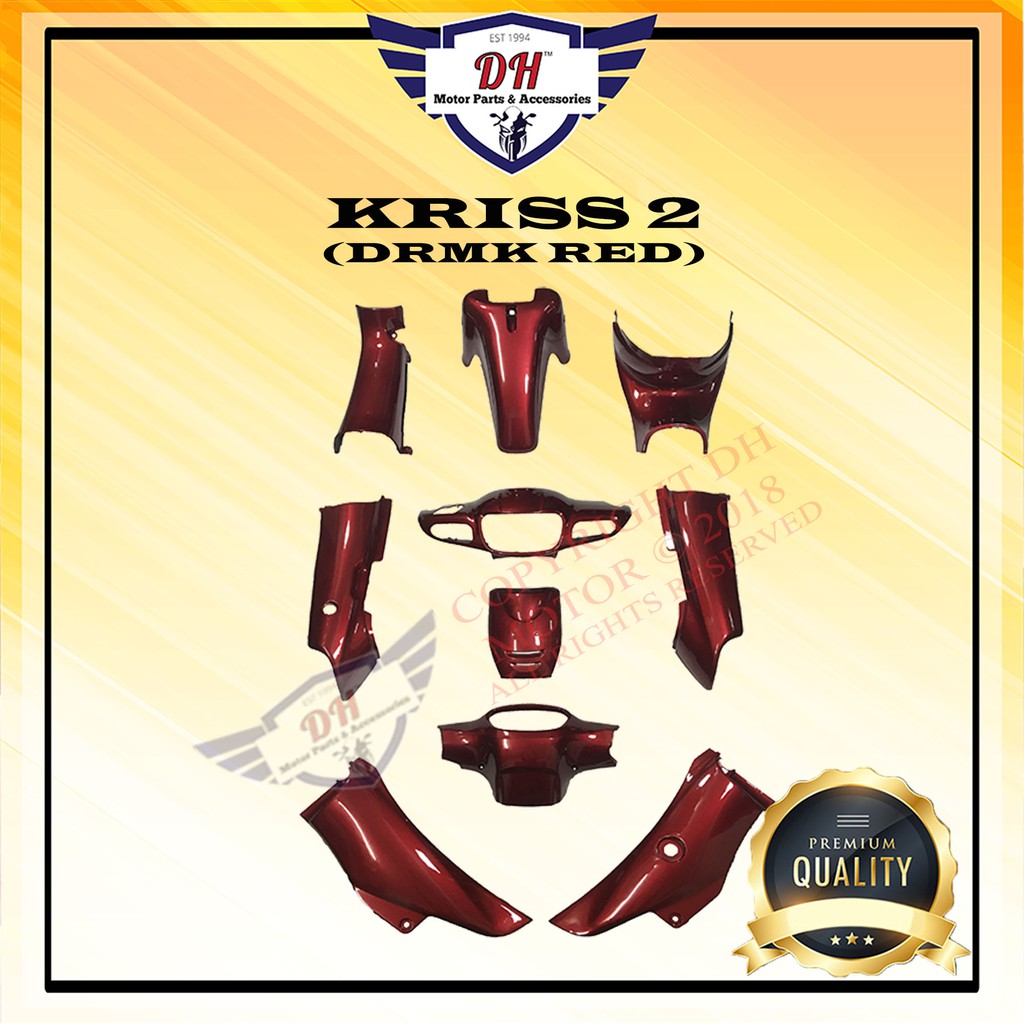 KRISS 2 COVER SET (DRMK RED) | Shopee Malaysia