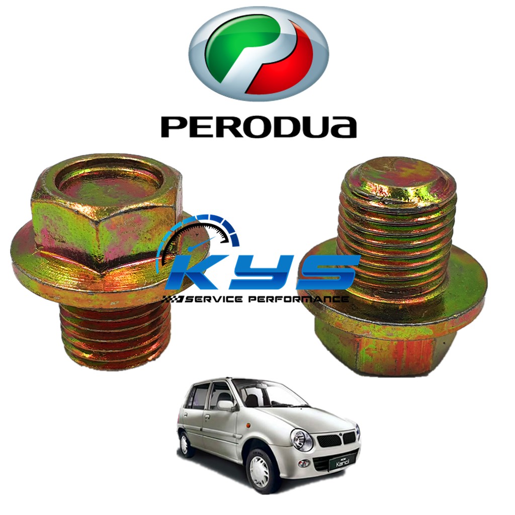 DRAIN PLUG # OIL SUMP NUT # WASHER # M12x1.5 # PERODUA 