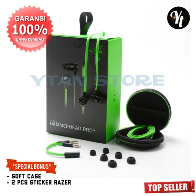 Razer Hammerhead Pro V2 Earphone With Mic In Ear Gaming Free Shipping Limited Stock Shopee Malaysia