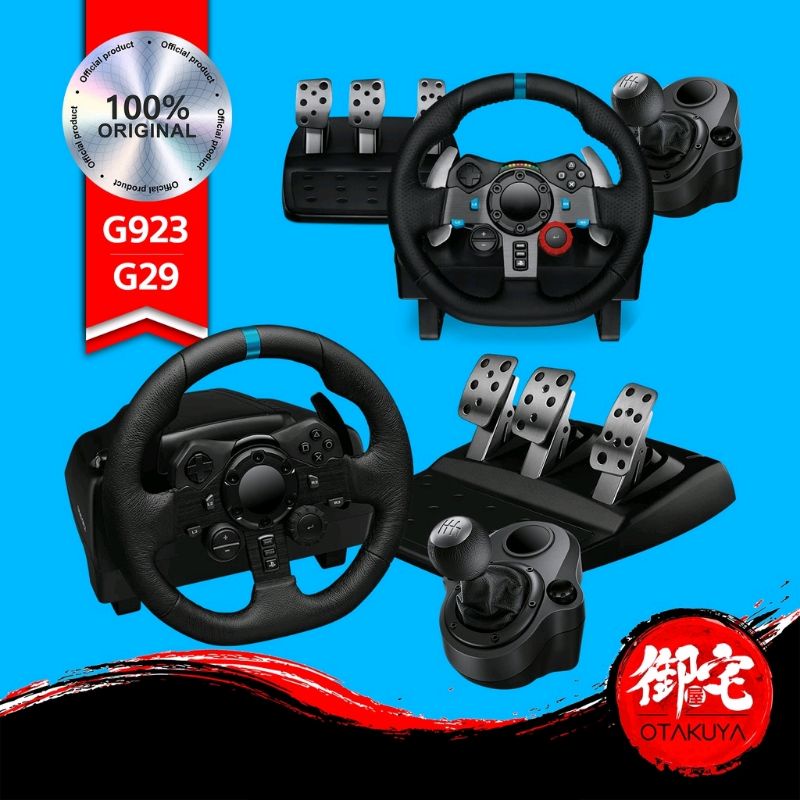 logitech G923 Racing Wheel and Pedals For PlayStation 5 Consoles