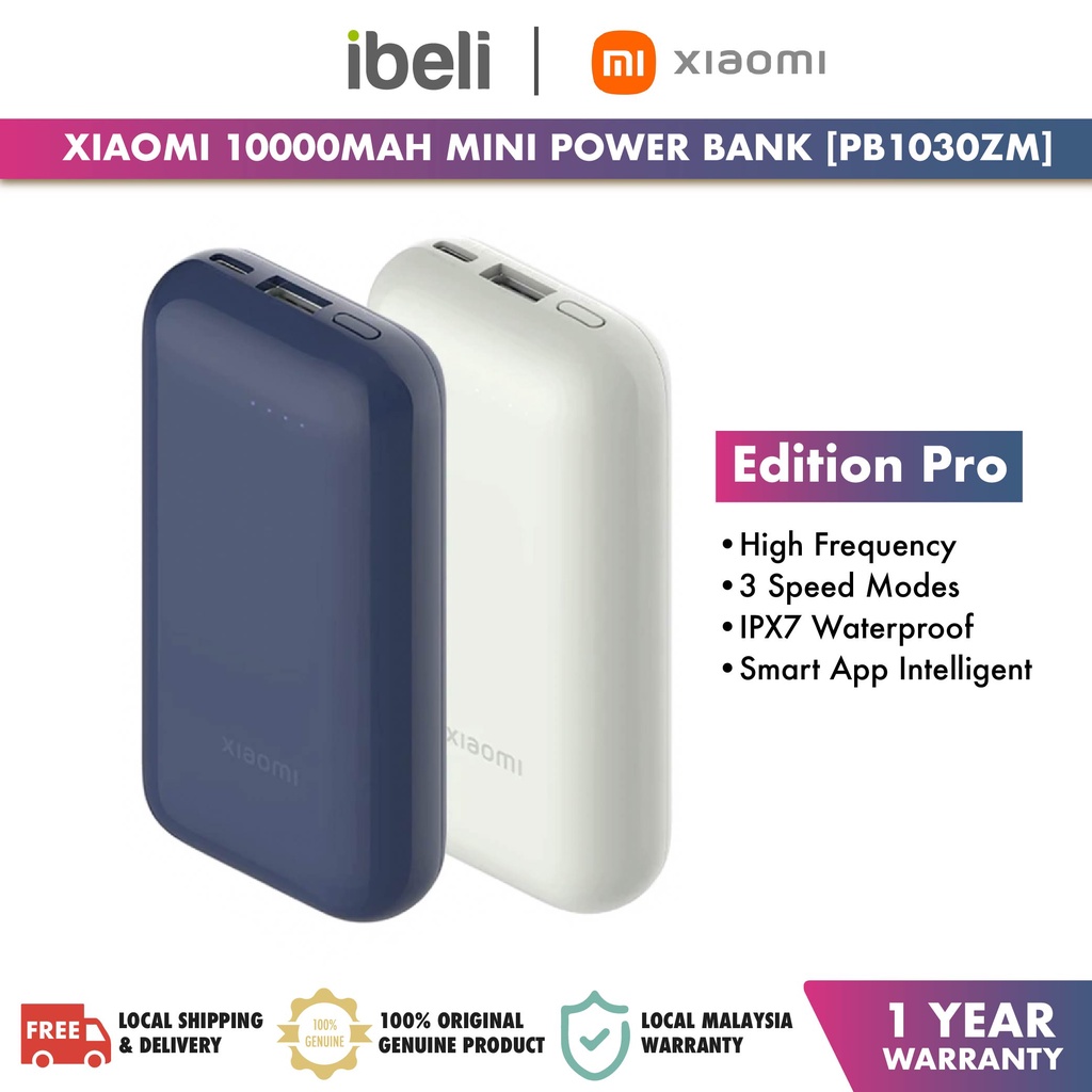 Xiaomi 10000mAh Mini Power Bank Pocket Edition Pro with 33W Max Output