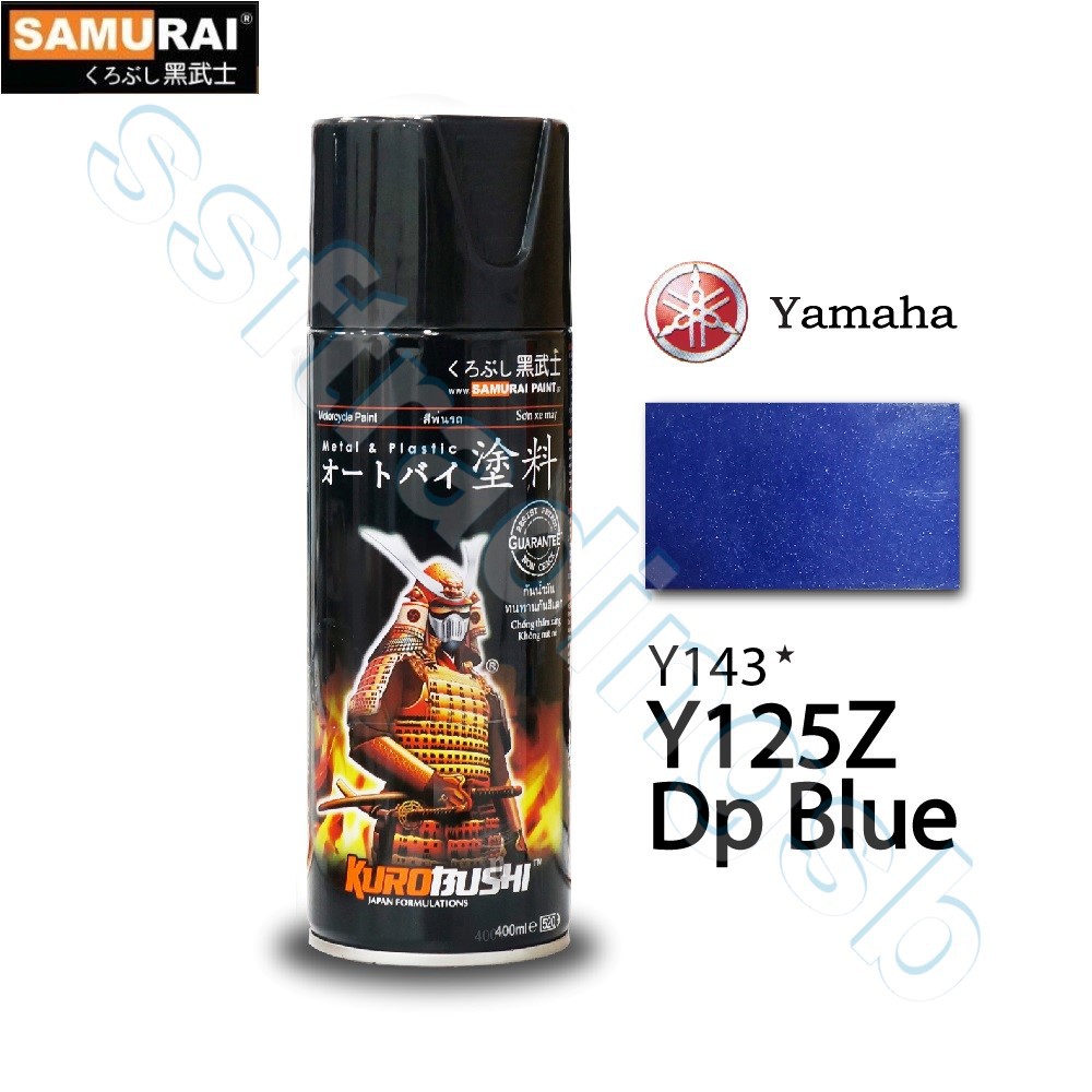 SAMURAI Y143* Y125 DP BLUE / SAMURAI SPRAY PAINT / SAMURAI YAMAHA Y125Z