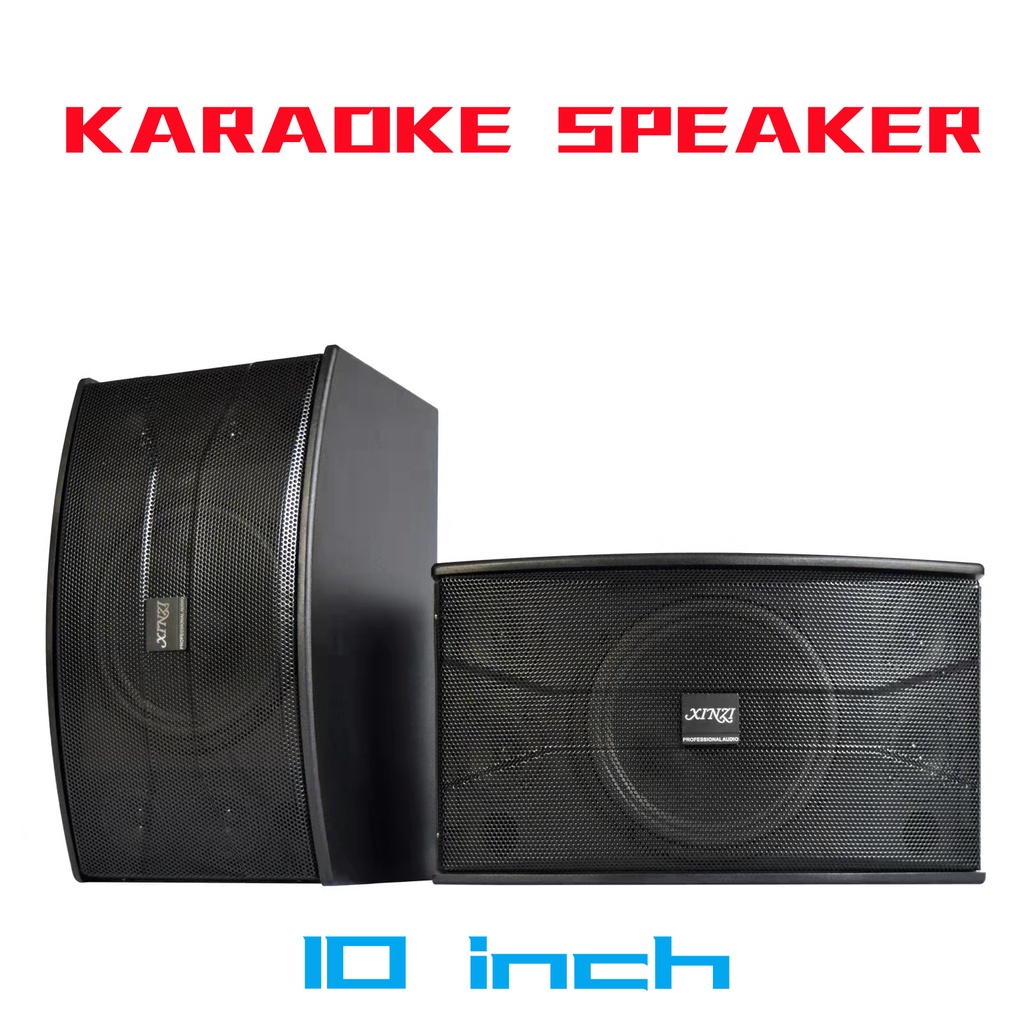 10/12 inch Woofer Karaoke Speaker 1-Pair Passive Speaker KTV Home Theater Bar Audio Surround Stereo Connect Amplifier 音响