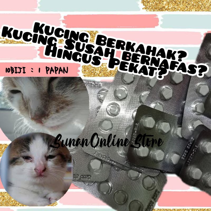 Buy 10BIJI : Ubat cair kahak kucing/ selsema kucing/ kahak kucing 