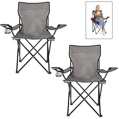 Homewell Outdoor Folding Chair for Camping, Beach, Concerts, 100
