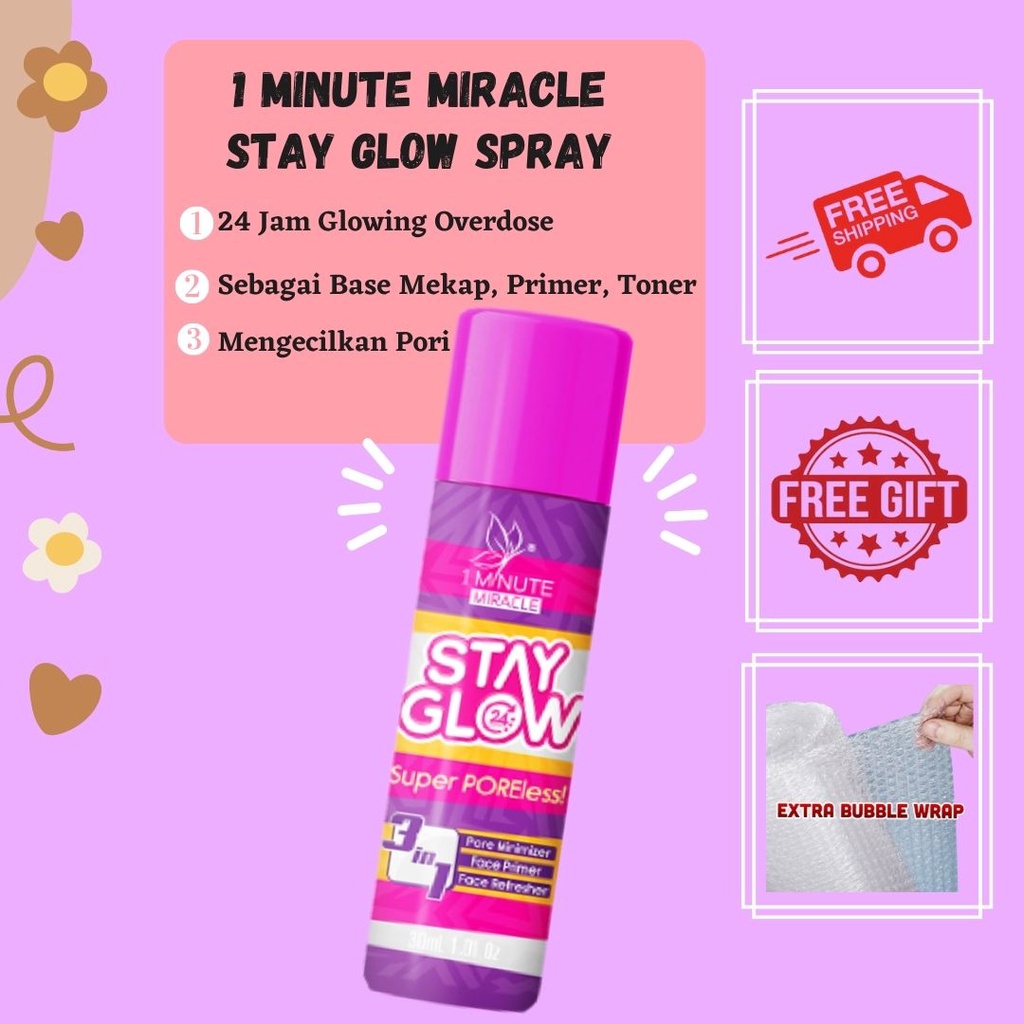 1 Minutes Miracle Spray Glow (NEW LOOK) Shopee Malaysia