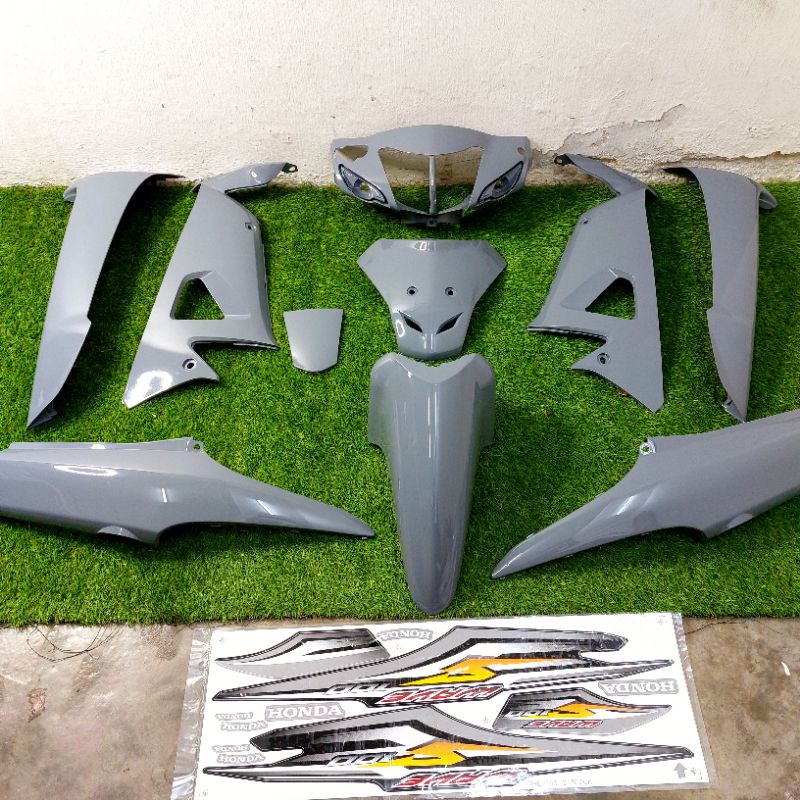HLD HONDA WAVE100R DISC COVER SET NARDO GREY Shopee Malaysia