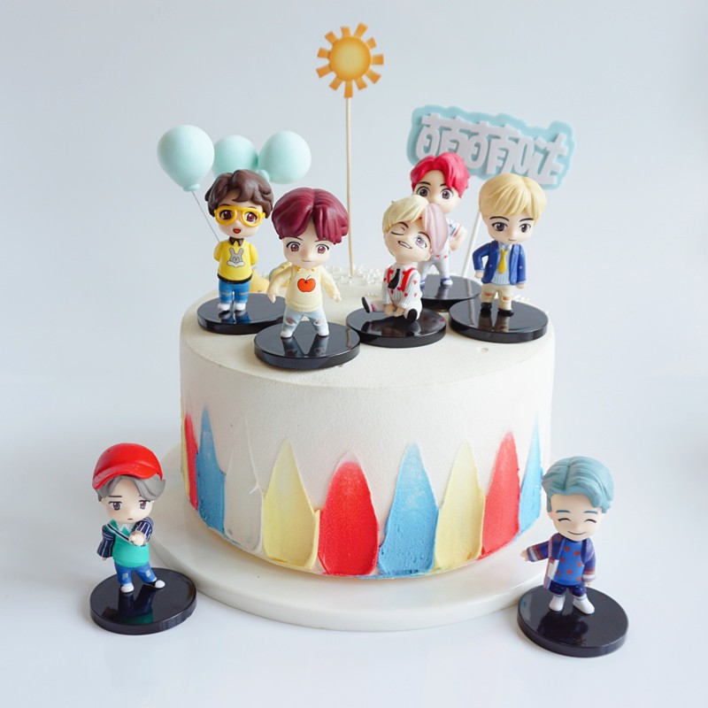 2020 New Kpop Bts Pop Up Store Tiny Tan Bts Mini Idol Doll Set All 7 Members Shopee Malaysia