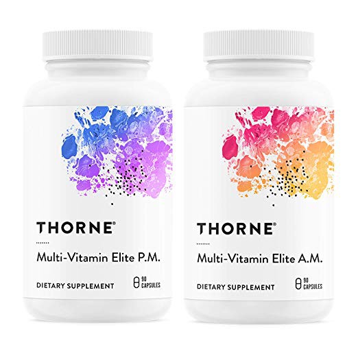 Thorne Research Multi Vitamin Elite A M And P M Formula To