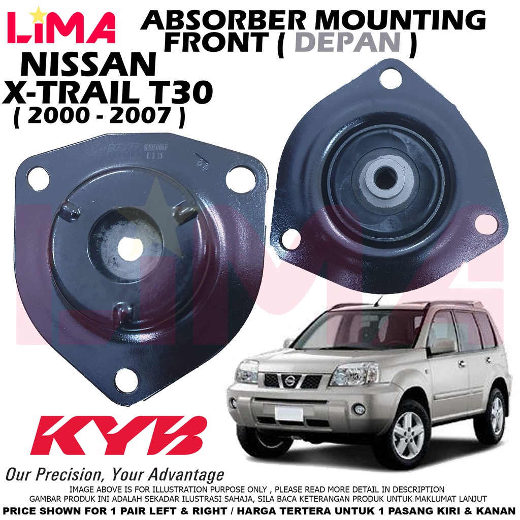 NISSAN X TRAIL T30 FRONT ABSORBER TOP MOUNT , ABSORBER MOUNTING 1PAIR