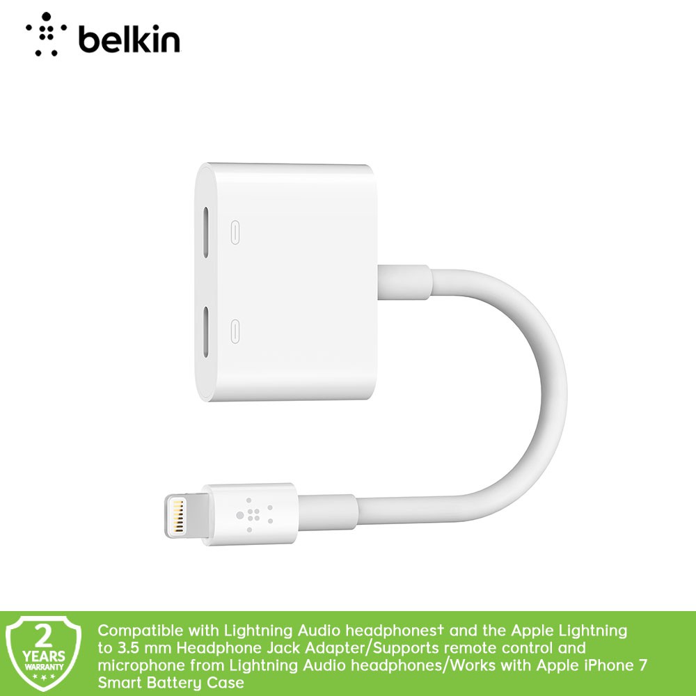 Belkin Lightning Audio Charge Rockstar Free Belkin Lightning Cable F8j198btwht Shopee Malaysia