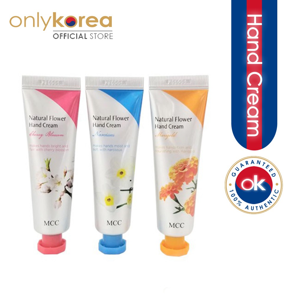 MCC Natural Flower Hand Cream Moisturizing Eco Friendly Ingredients 3