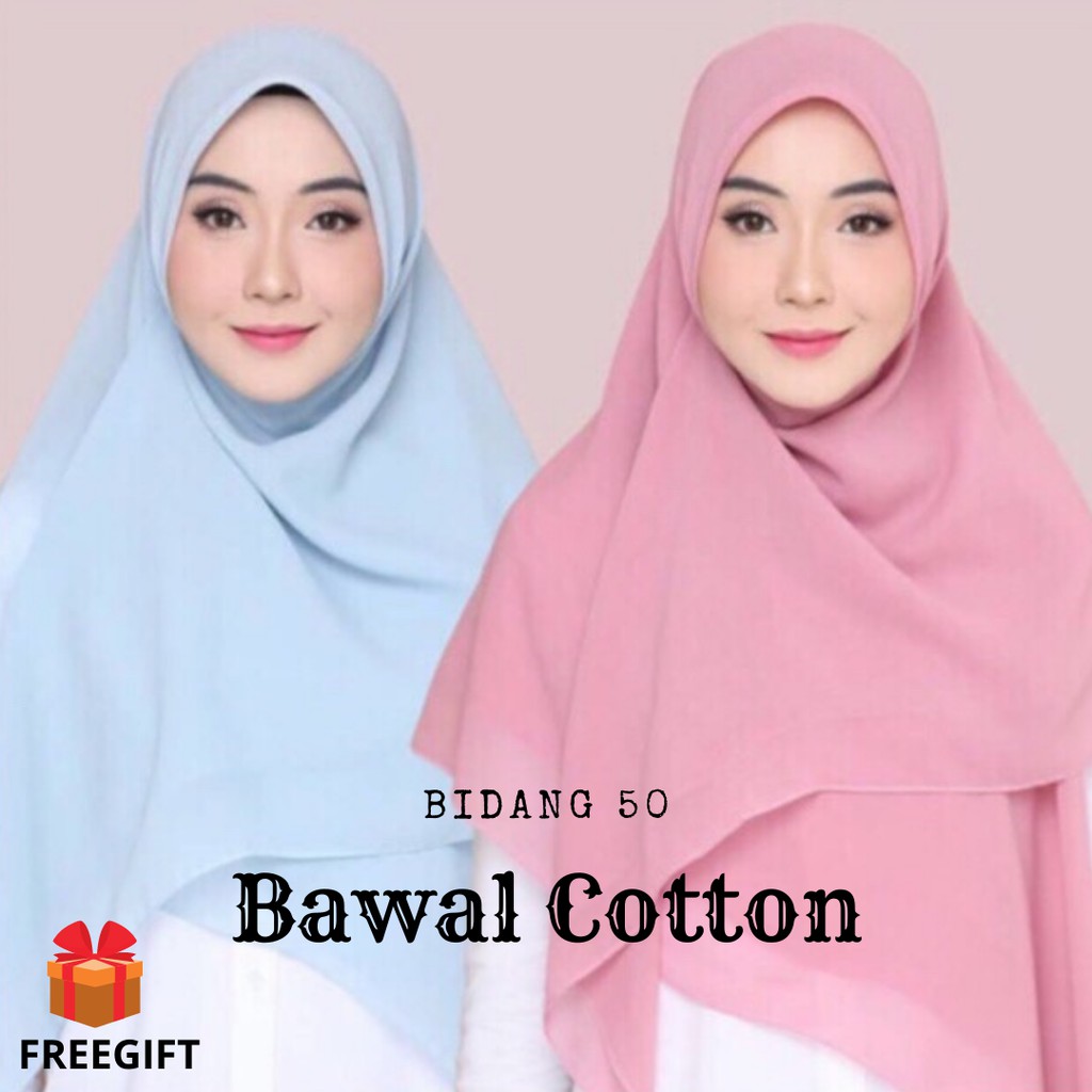 Buy Tudung Bawal Cotton Bidang 50 Free Gift Seetracker Malaysia