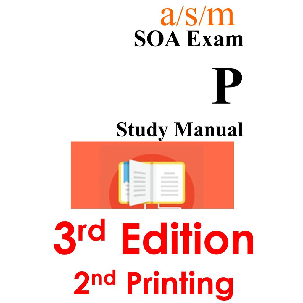 SOA Exam Manual P (Probability) ASM | Shopee Malaysia