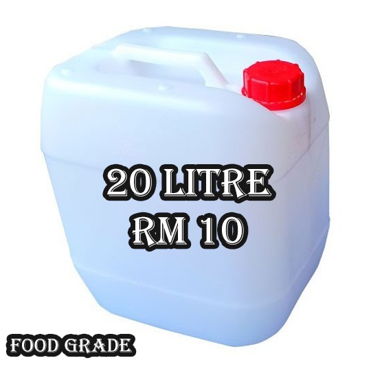 Jerry Can 20 Litre Water Container Plastic Drum Container Tong Plastik Bekas Air Bekas Minyak Used Shopee Malaysia