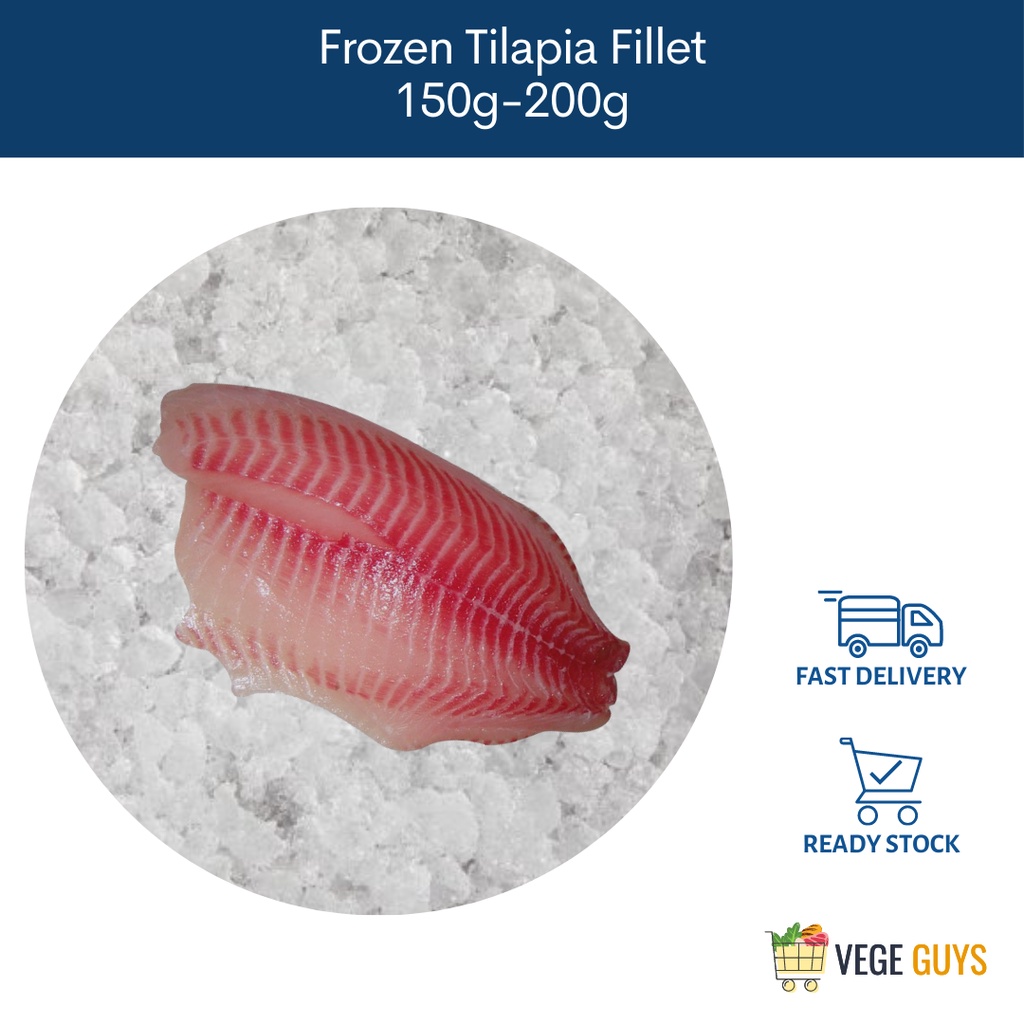 Frozen Tilapia Fillet 非洲鱼片 (150-200g)