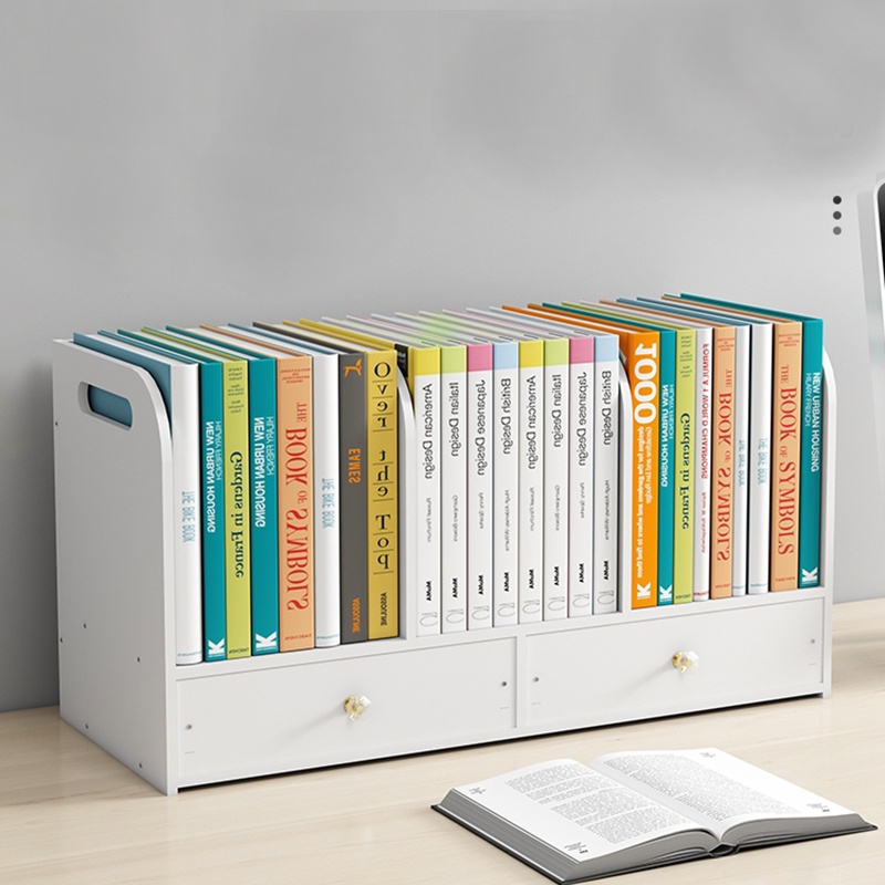 Student desktop bookshelf book storage case bedroom study tabletop