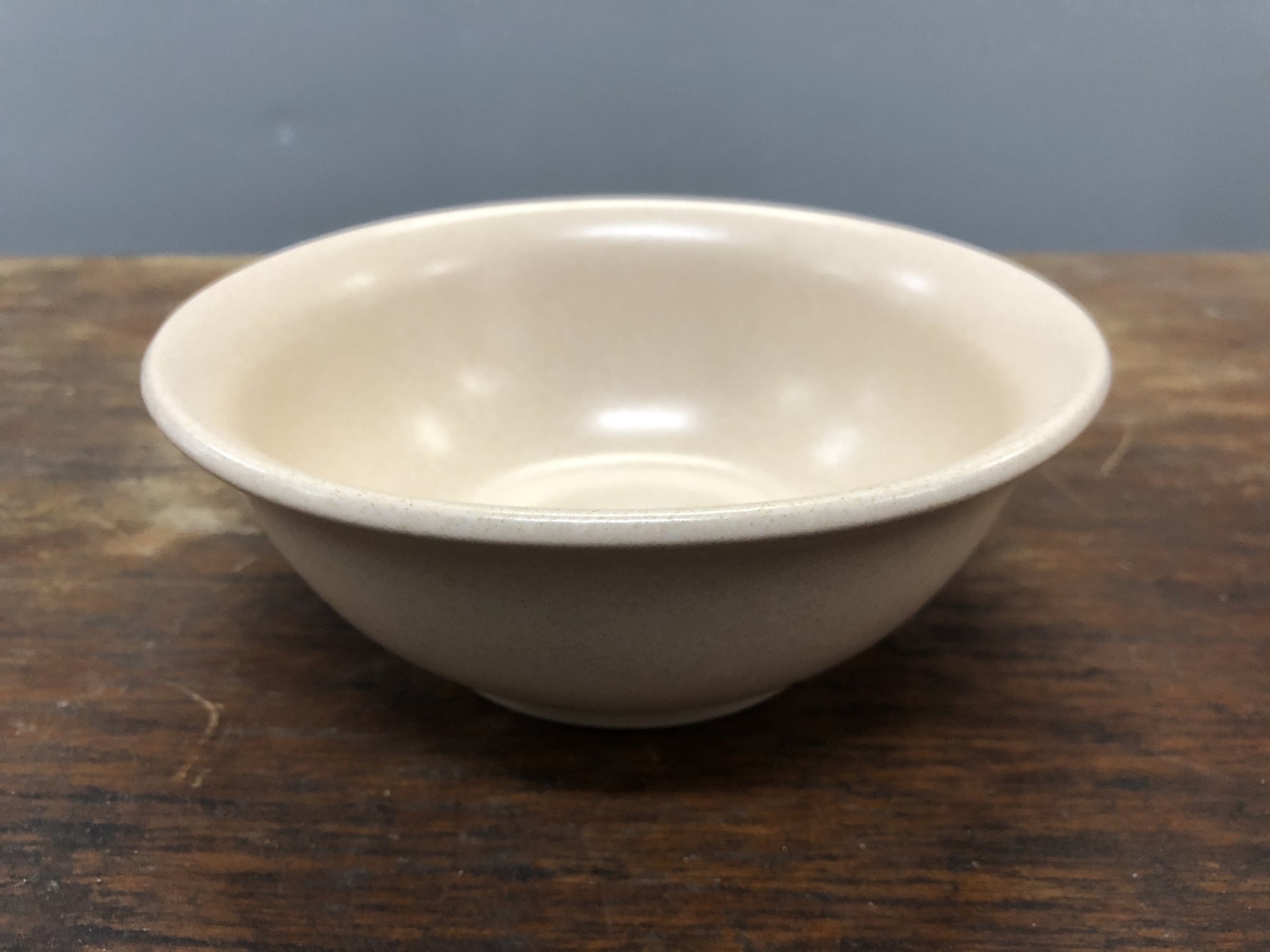 8" Salad Bowl Claytan Stoneware Speckle Beige Shopee Malaysia