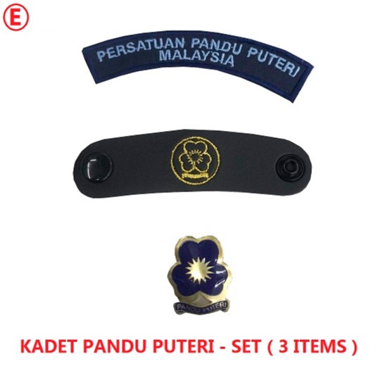 Lencana Kadet Pandu Puteri Tunas Puteri Full Set Lengkap Semua Shopee Malaysia