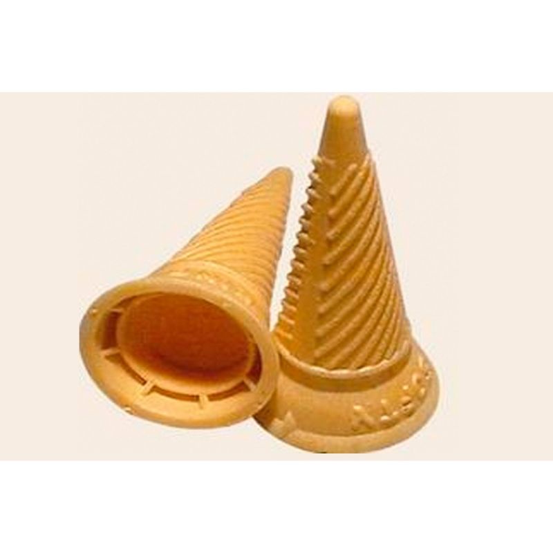 Kon Aiskrim 100pcs Medium Size Ice Cream Cone Rangup Soft Ice Cream