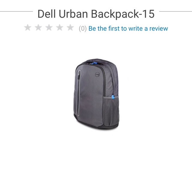 dell urban backpack 15