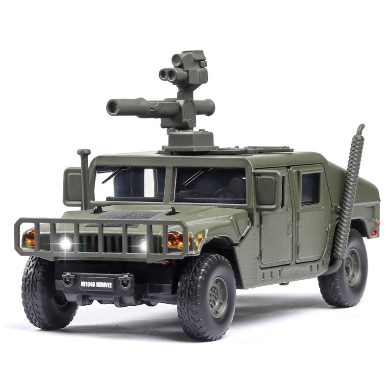 132 Hummer M1046 Military Car Model Explosion Proof Armored Vehicle