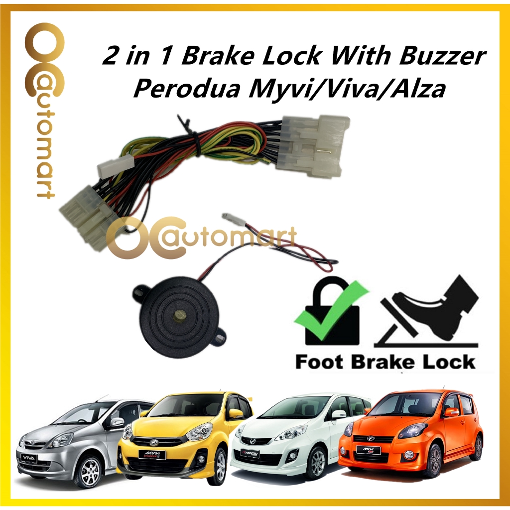 Perodua Myvi 2004 2014 Lagi Best Icon Viva Alza Old 2 In 1 Brake Lock Buzzer