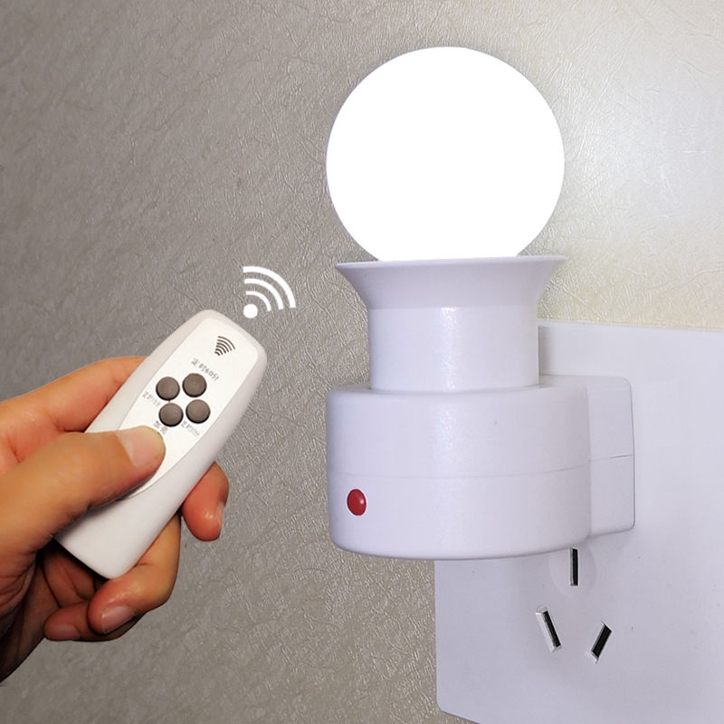 Intelligent remote control night light led bedside lamp with switch