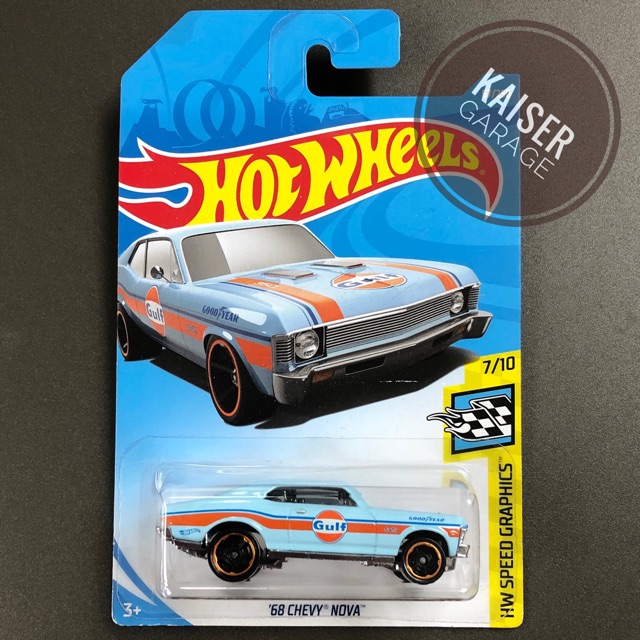 hot wheels chevy nova gulf