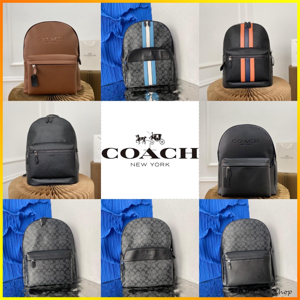 COACH Backpack Men's Fashion Casual Bag Handbag Computer | Shopee Malaysia