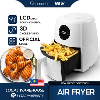 Image of Onemoon OA5 Large High-Capacity Air Fryer - White (3.5L)