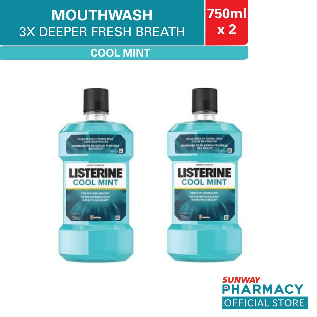 Gram 750ml cool listerine mint Cool Mint