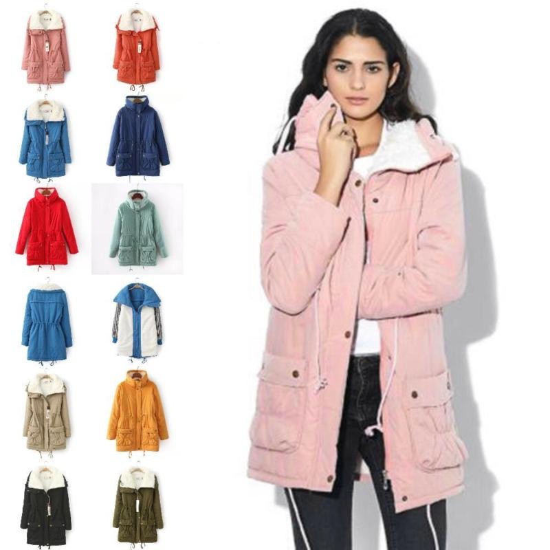 winter hooded coat