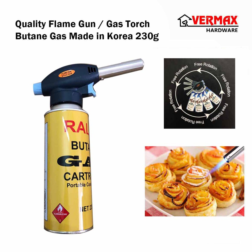 Quality Portable Flame Gun Butane Gas / Fire Sprayer / Gas Torch / Welding / Camping / Sushi Flexible Fire Multipurpose