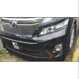 Toyota Wish 2009 Facelift Bumper  Shopee Malaysia