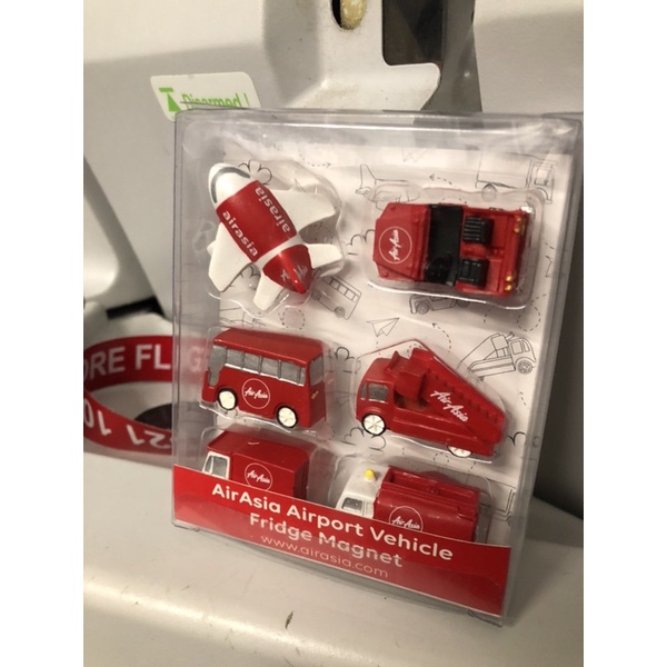 AIRASIA Airport Vehicle Fridge Magnet [6 pcs]