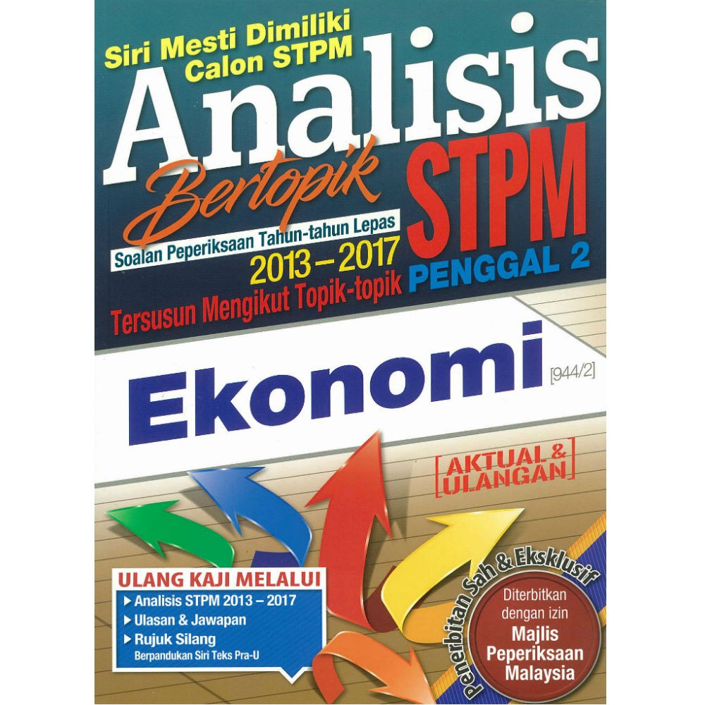 Analisis Bertopik Soalan Peperiksaan Tahun Tahun Lepas 2013 2017 Stpm Penggal 2 Ekonomi Shopee Malaysia