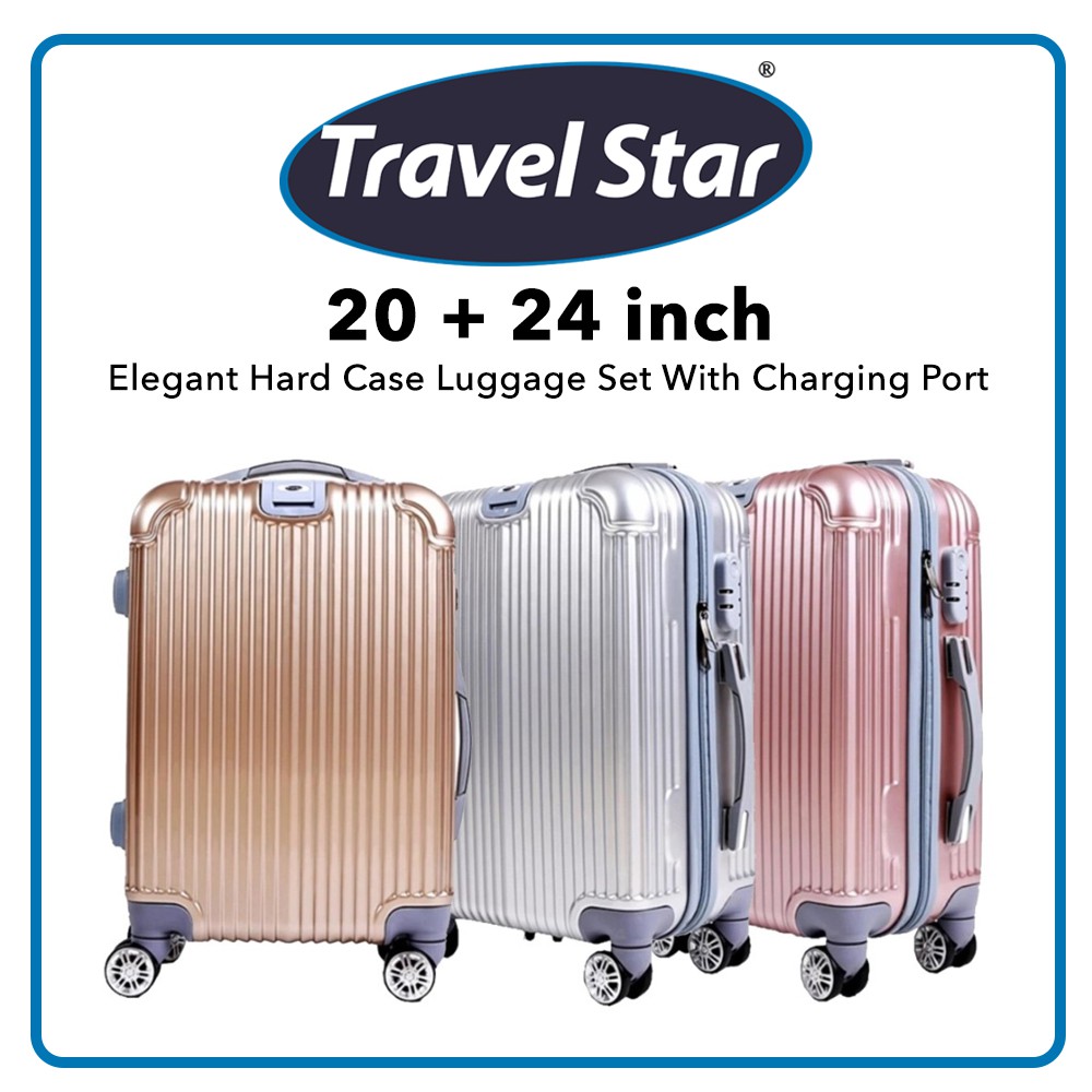 24 inch hard case luggage