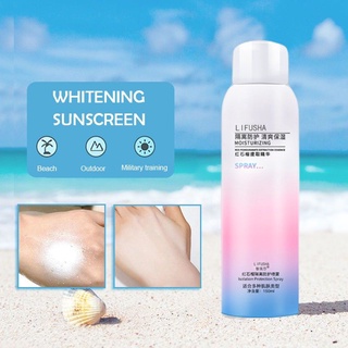LIFUSHA Sunscreen spray sunblock cream Whitening UV Isolation Protection skin Sunscreen Moisturizing Spray 防晒喷雾 保湿隔离防汗