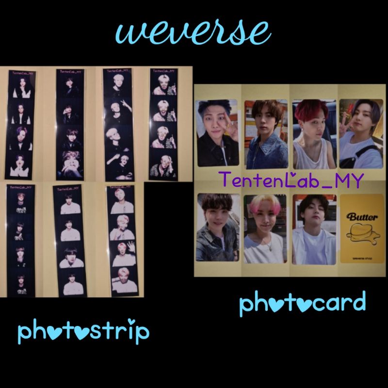 WEVERSE POB fr. BTS BUTTER ALBUM (OFFICIAL) Shopee Malaysia