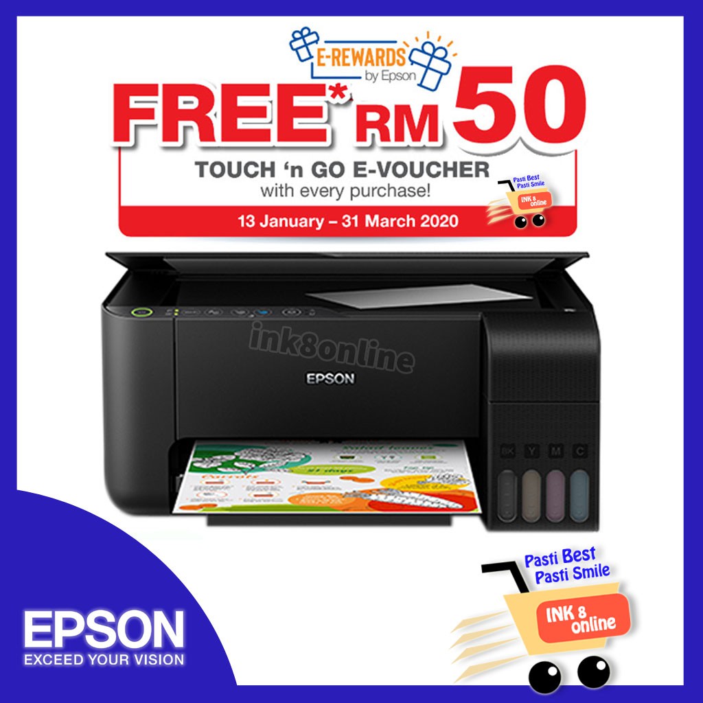 EPSON L3110 or L3150 PRINTER PRINT COPY SCAN | Shopee Malaysia