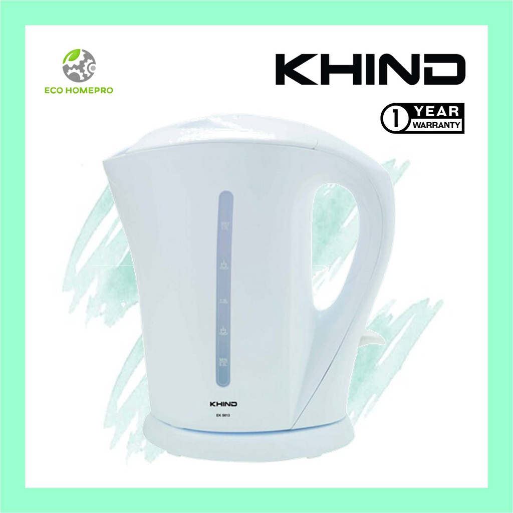 Khind 1.7L Jug Kettle EK5813 (White) Shopee Malaysia