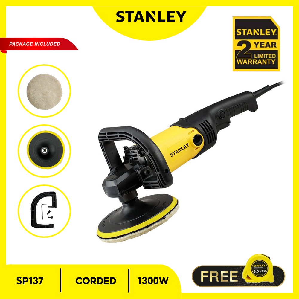 Полировальная машина stanley sp137