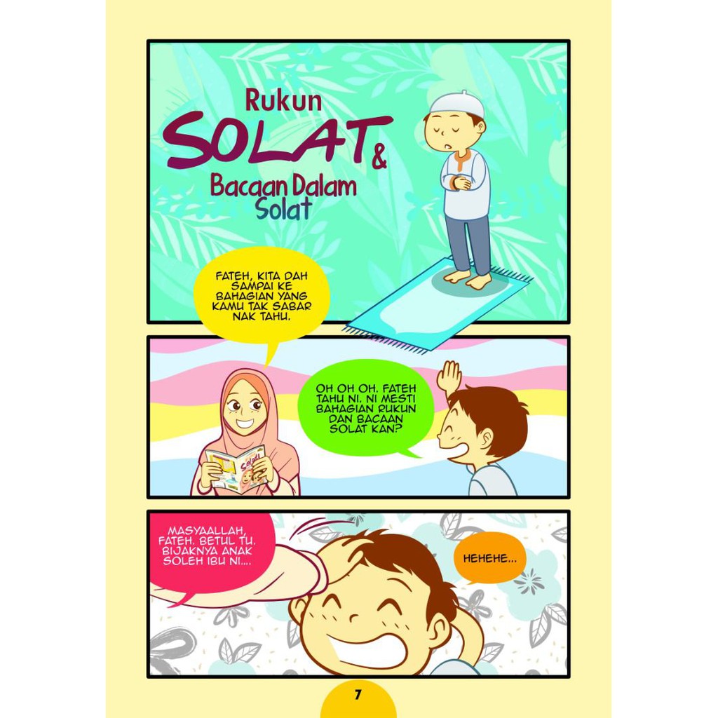 Ready Stock Top Sales Kombo Bestnya Solat Percuma Poster Setiap Komik Shopee Malaysia