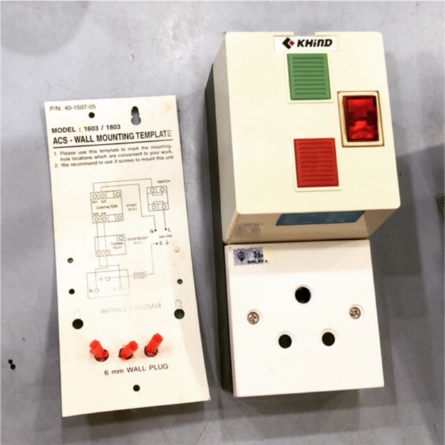 Khind Starter (with Neon Switch) / Aircond Starter Shopee