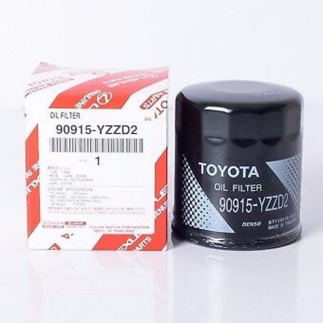 Toyota 90915 yzze2 размеры