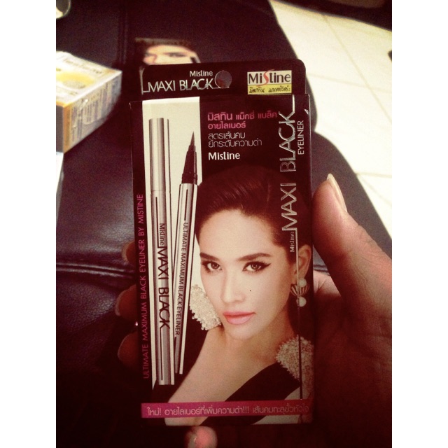 Misline MAXI BLACK eyeliner Shopee Malaysia