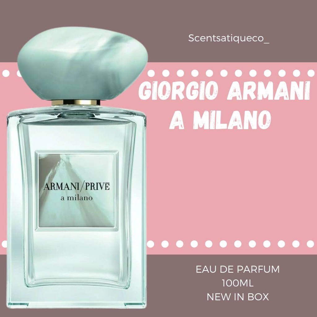 100% ORIGINAL PERFUME] GIORGIO ARMANI A MILANO | Shopee Malaysia